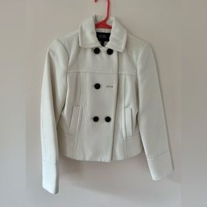 BCBG cropped pea coat